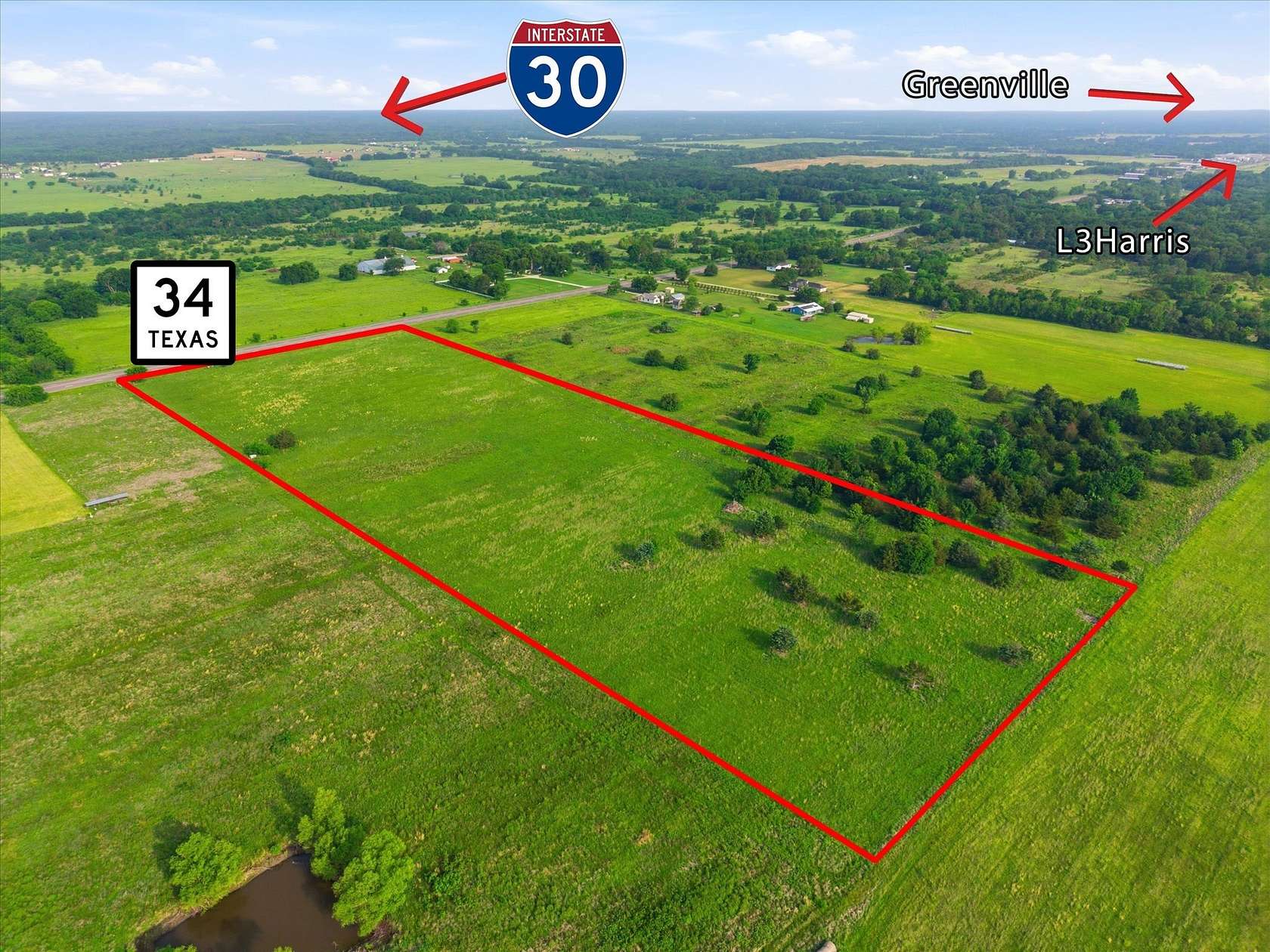 14 Acres of Commercial Land for Sale in Quinlan, Texas