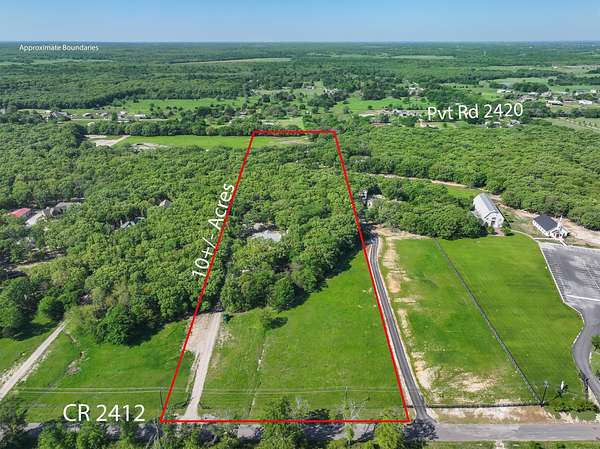 10 Acres of Land with Home for Sale in Quinlan, Texas