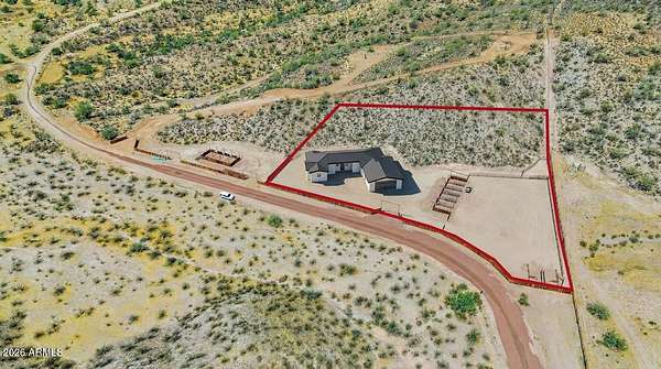 2 Acres of Land with Home for Sale in Wickenburg, Arizona
