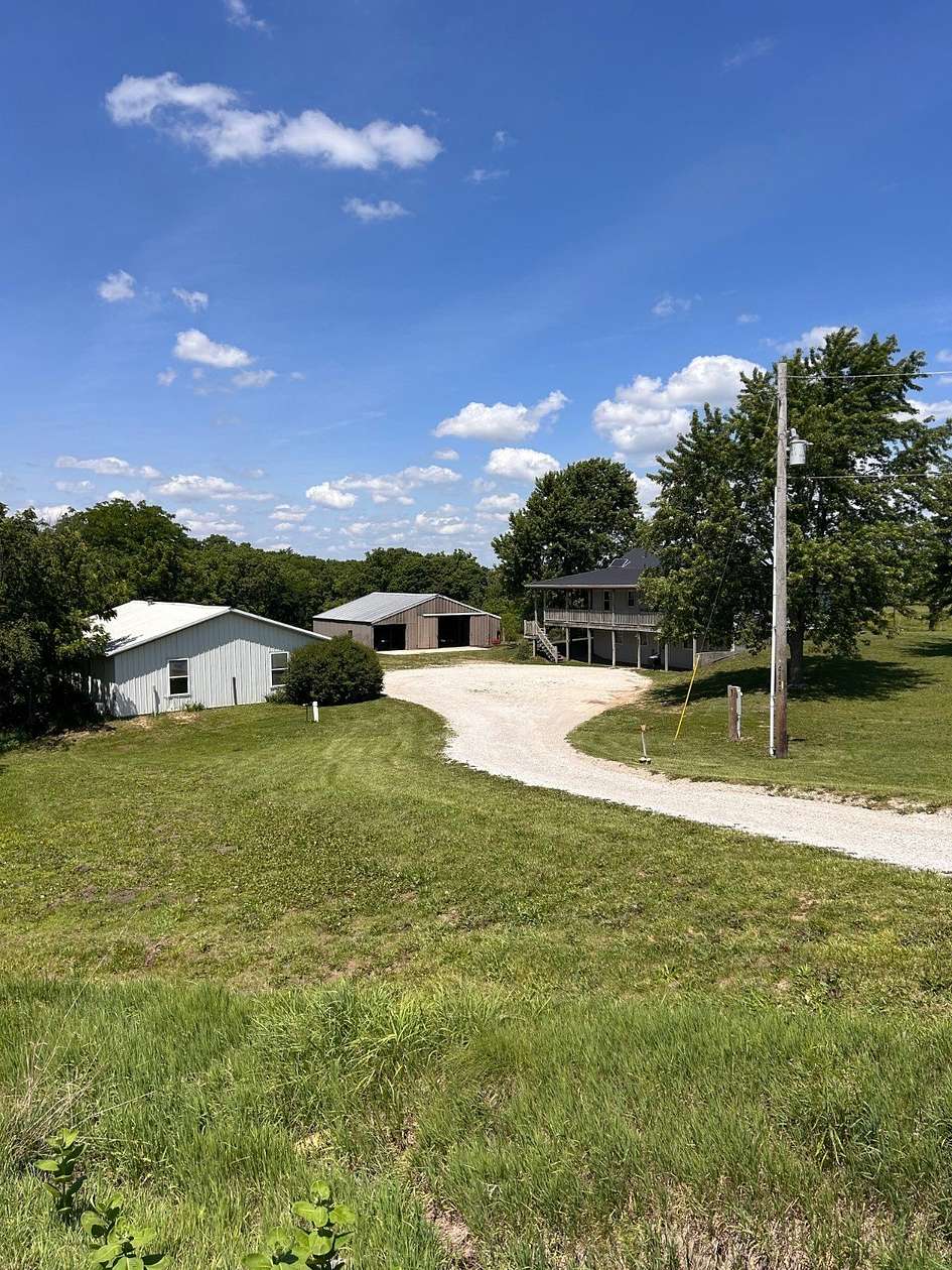 5.85 Acres of Land with Home for Sale in Jamesport, Missouri
