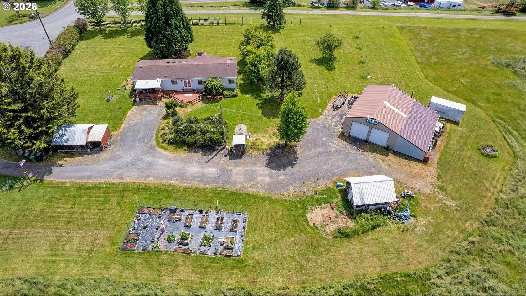 5 Acres of Land with Home for Sale in Deer Island, Oregon