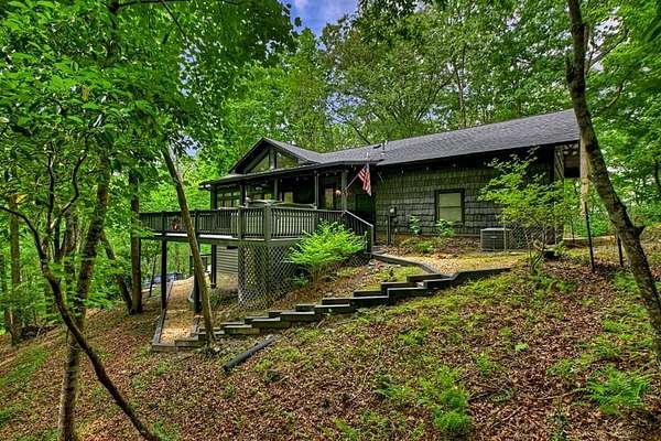 8 Acres of Land with Home for Sale in Mineral Bluff, Georgia