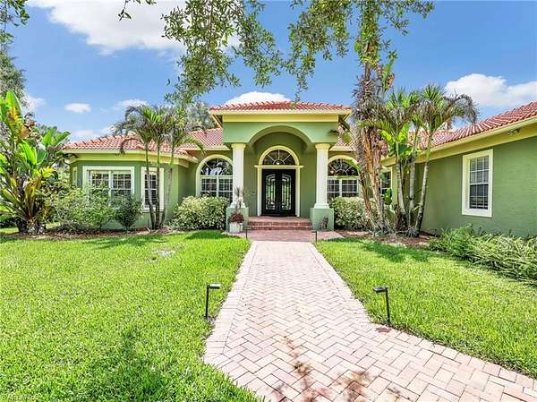 2.5 Acres of Land with Home for Sale in Naples, Florida