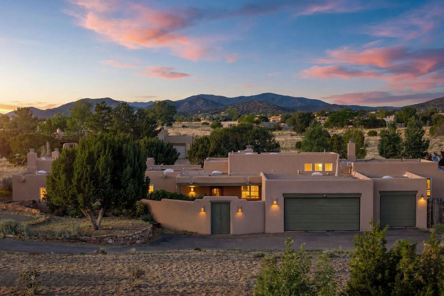1.5 Acres of Land with Home for Sale in Santa Fe, New Mexico