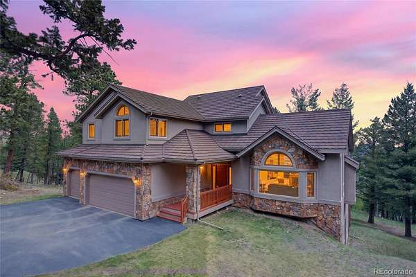 2 Acres of Land with Home for Sale in Evergreen, Colorado