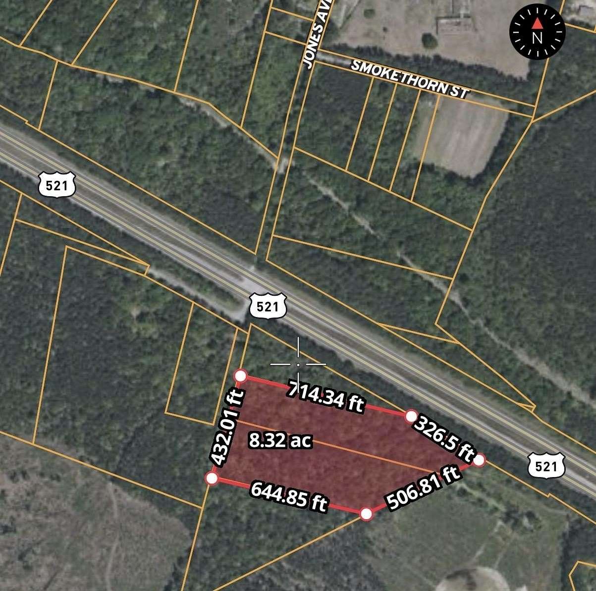 8.27 Acres of Land for Sale in Andrews, South Carolina