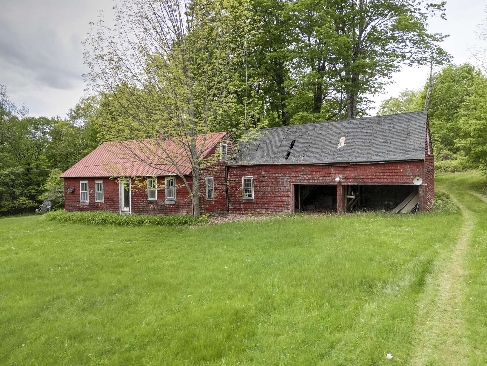 39 Acres of Recreational Land with Home for Sale in Bethel, Maine