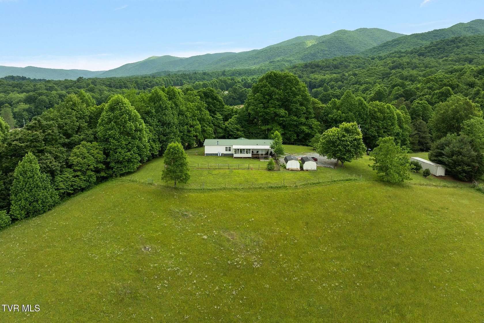 19.1 Acres of Land with Home for Sale in Elizabethton, Tennessee