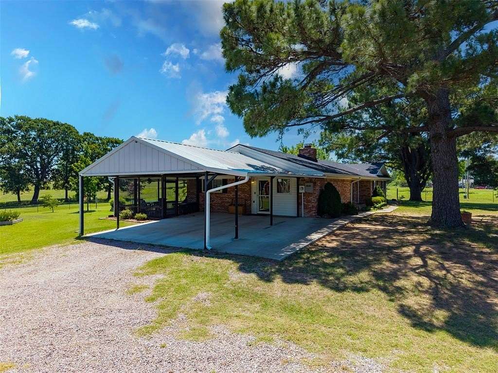 17.4 Acres of Land with Home for Sale in Prague, Oklahoma