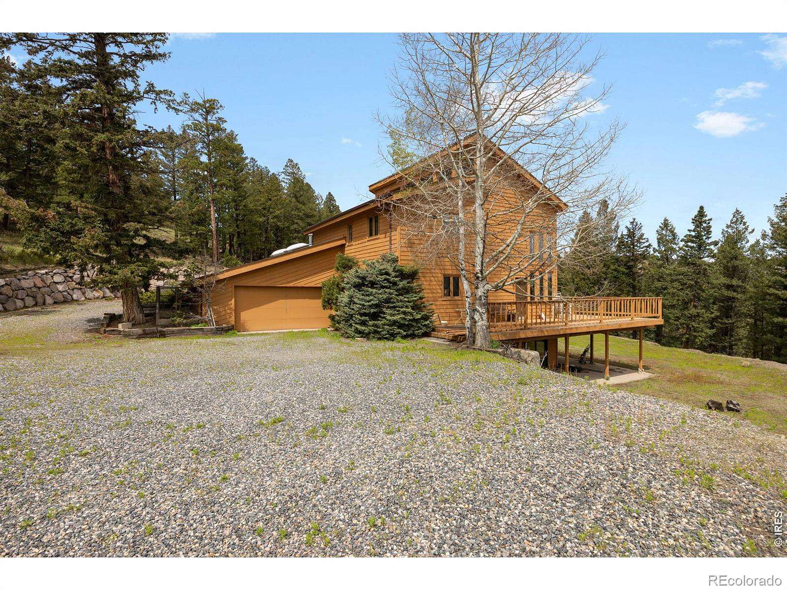 9.55 Acres of Land with Home for Sale in Evergreen, Colorado