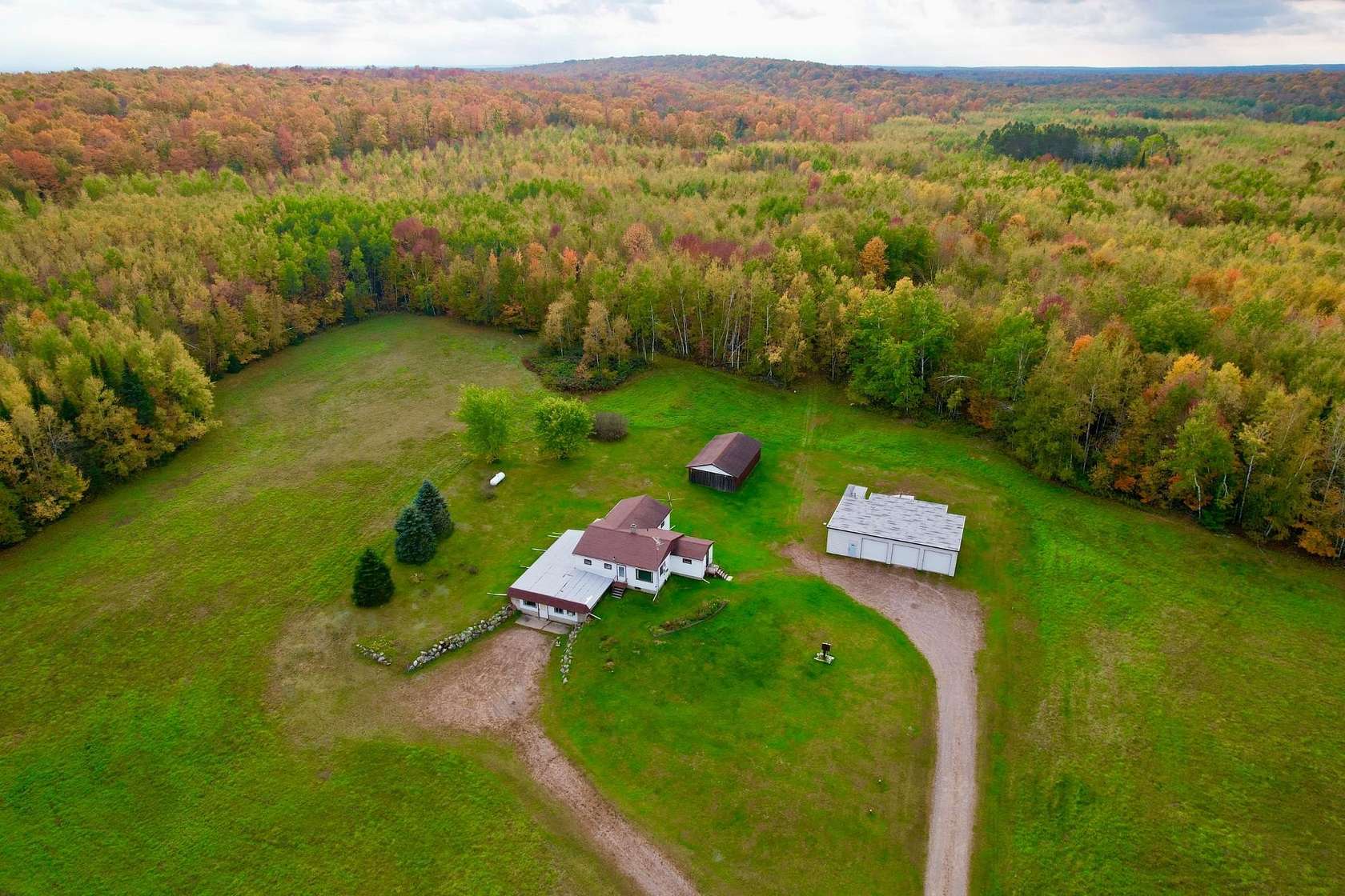 7.1 Acres of Land with Home for Sale in Wabeno, Wisconsin