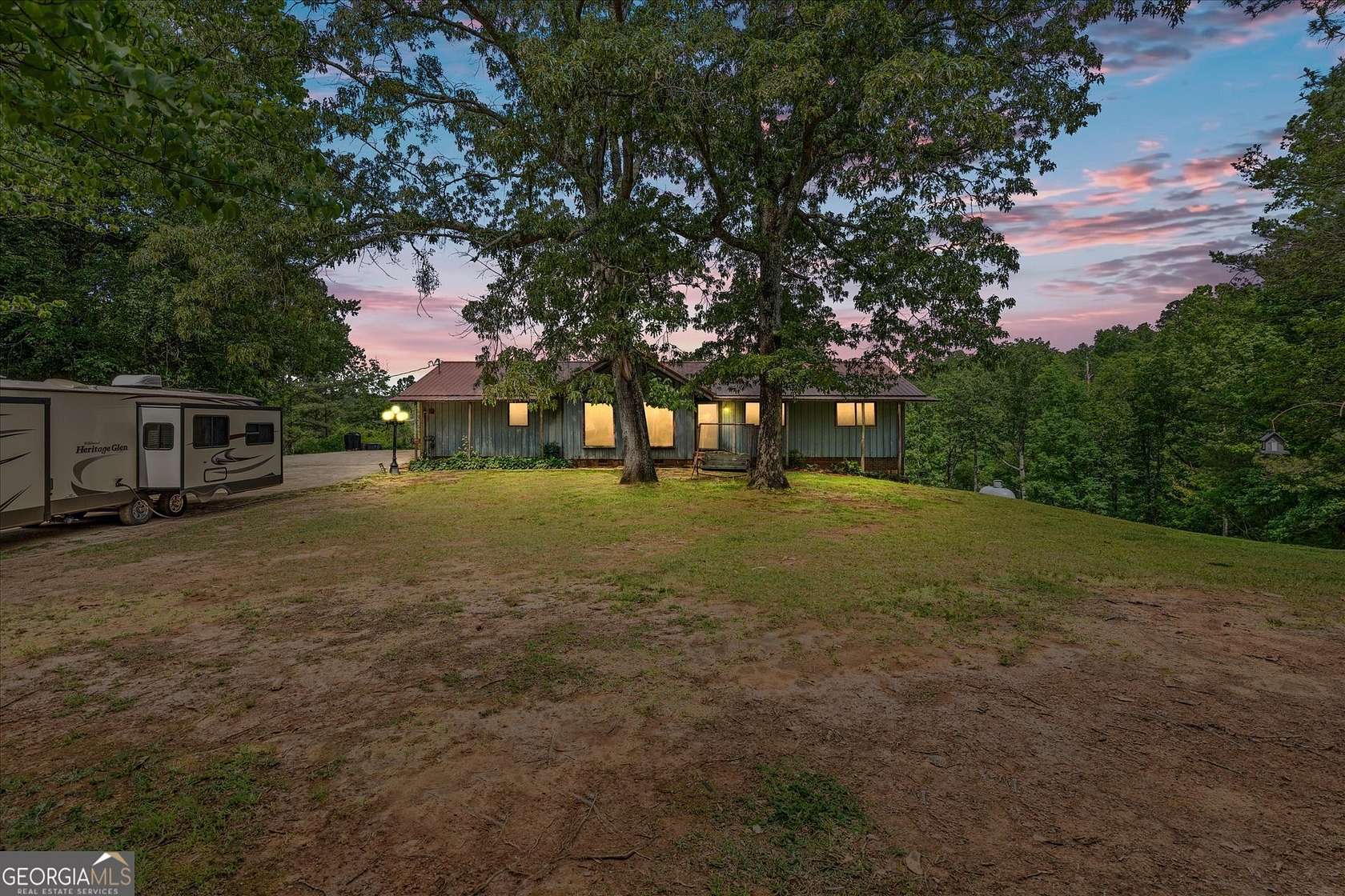 22.4 Acres of Recreational Land with Home for Sale in Wadley, Alabama