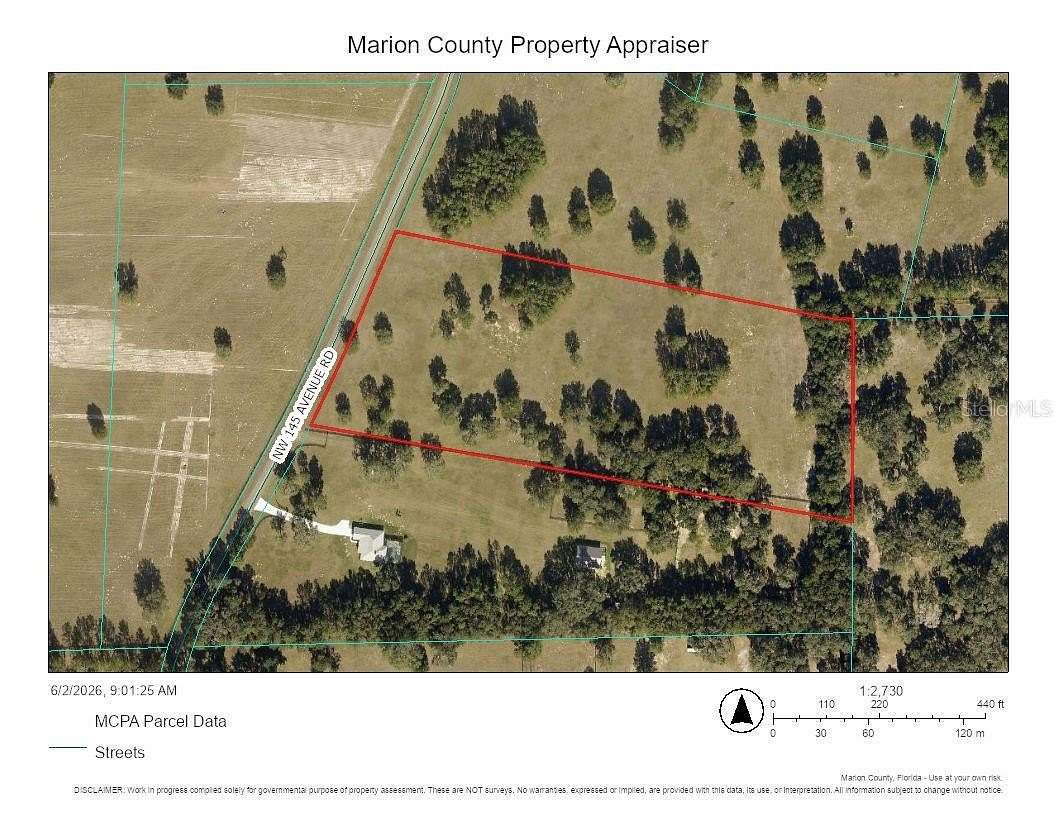 10 Acres of Land for Sale in Morriston, Florida
