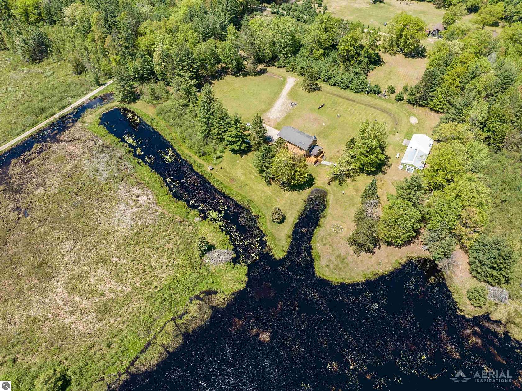 10.5 Acres of Recreational Land with Home for Sale in West Branch, Michigan