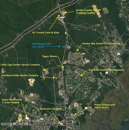 2 Acres of Commercial Land for Sale in Little Egg Harbor Township, New Jersey