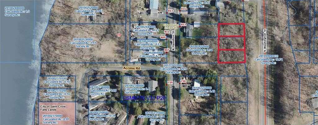0.33 Acres of Residential Land for Sale in St. Croix Falls, Wisconsin