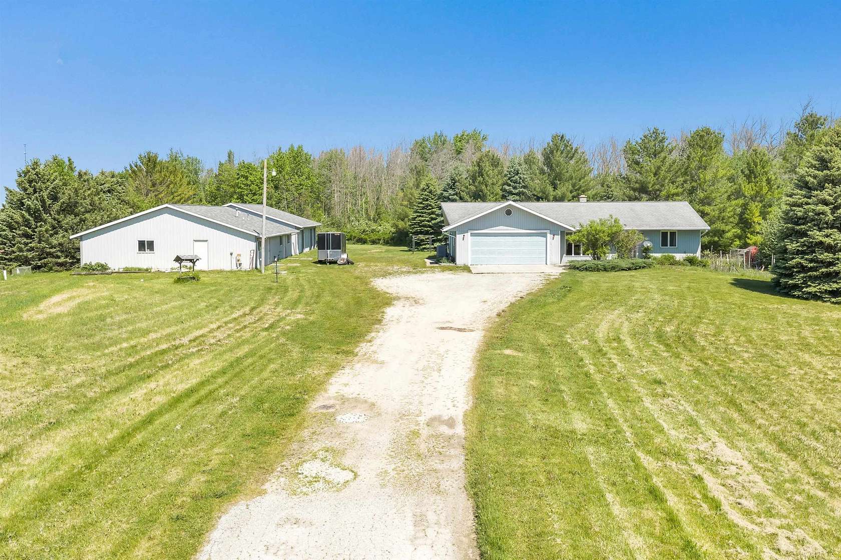 17 Acres of Land with Home for Sale in New Franken, Wisconsin
