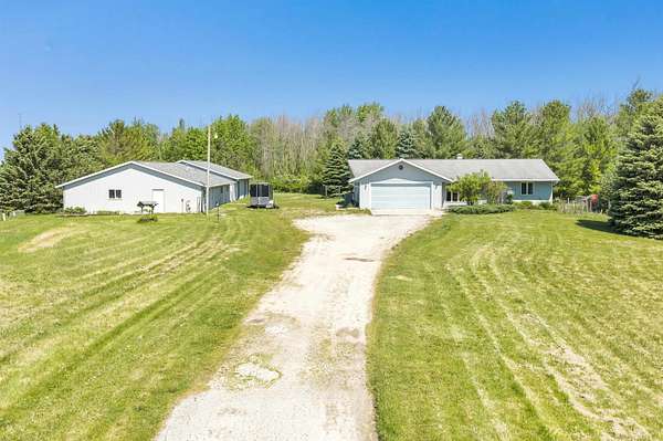 17 Acres of Land with Home for Sale in New Franken, Wisconsin