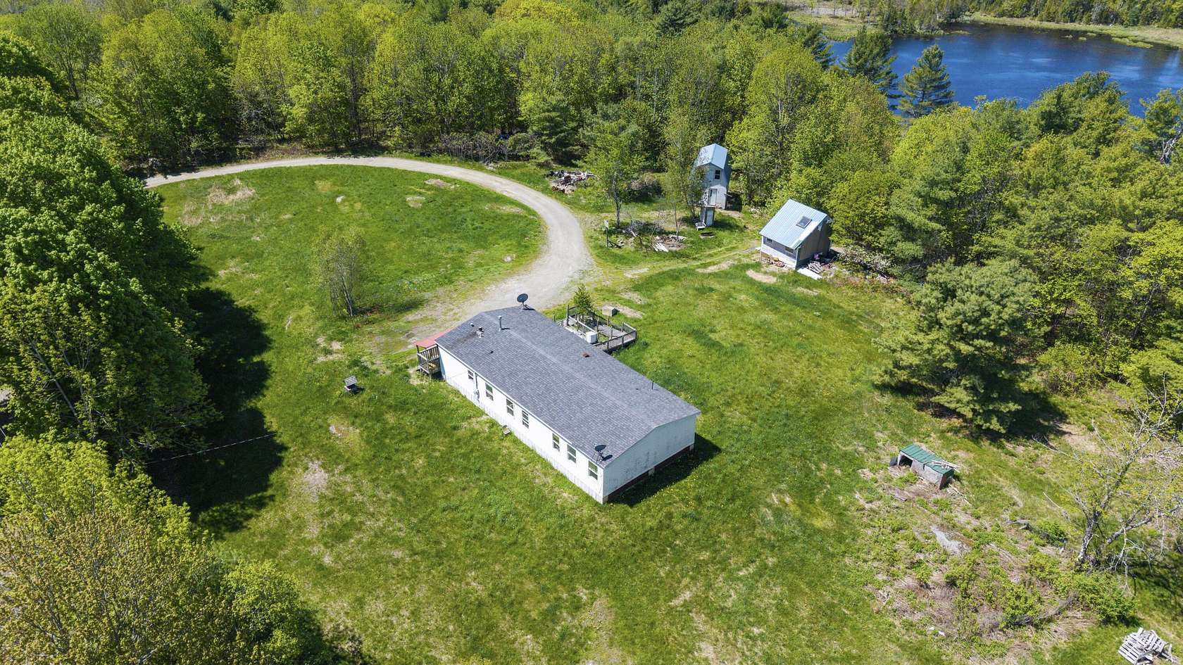 16 Acres of Land with Home for Sale in Liberty, Maine