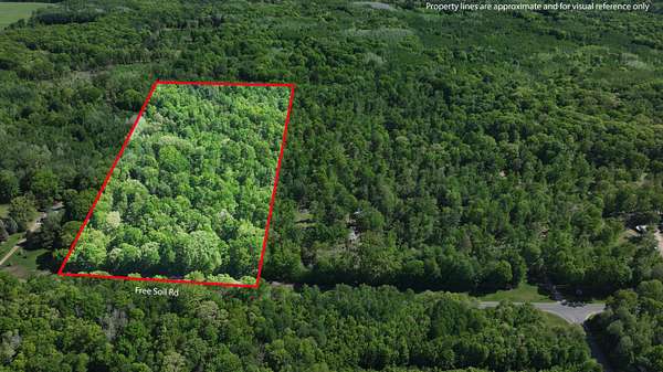 13.7 Acres of Recreational & Residential Land for Sale in Free Soil, Michigan