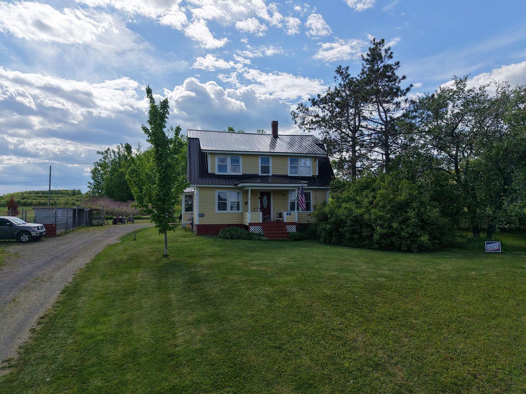 3.22 Acres of Land with Home for Sale in Littleton, Maine