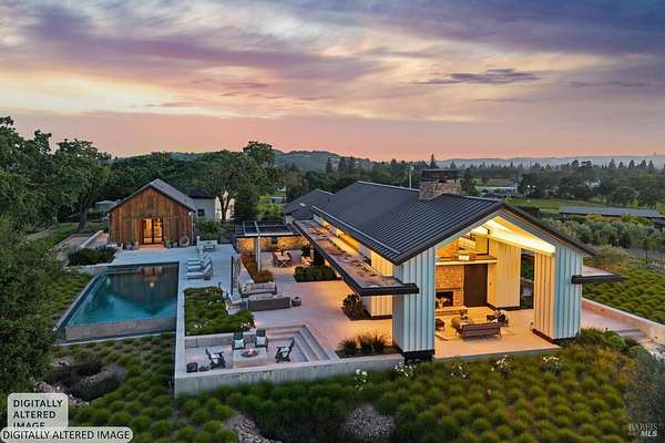 3.72 Acres of Land with Home for Sale in Napa, California
