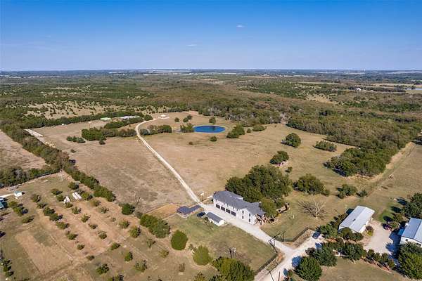 22.4 Acres of Recreational Land with Home for Sale in Leonard, Texas