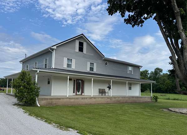 14 Acres of Land with Home for Sale in Clinton, Indiana