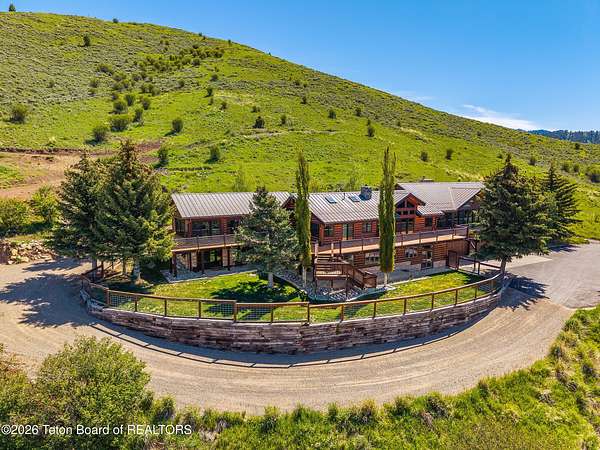 13.2 Acres of Land with Home for Sale in Jackson, Wyoming