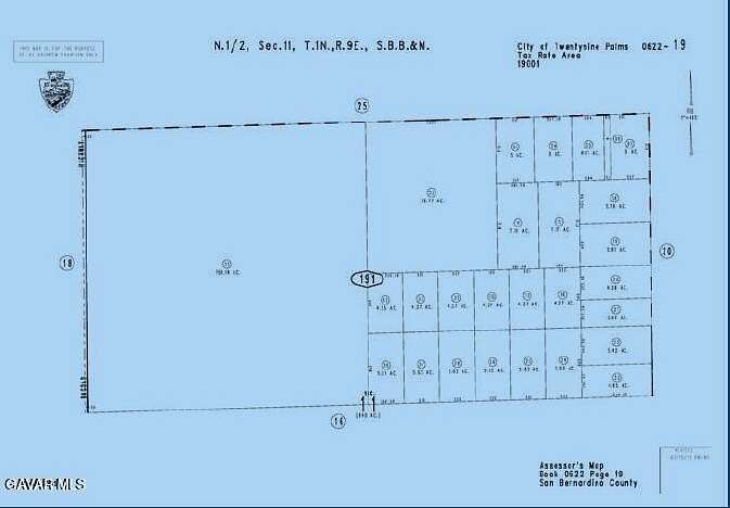 10 Acres of Land for Sale in Twentynine Palms, California