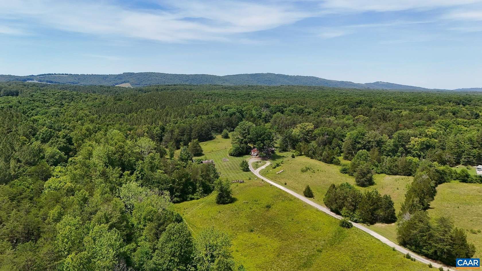 13 Acres of Land with Home for Sale in Scottsville, Virginia
