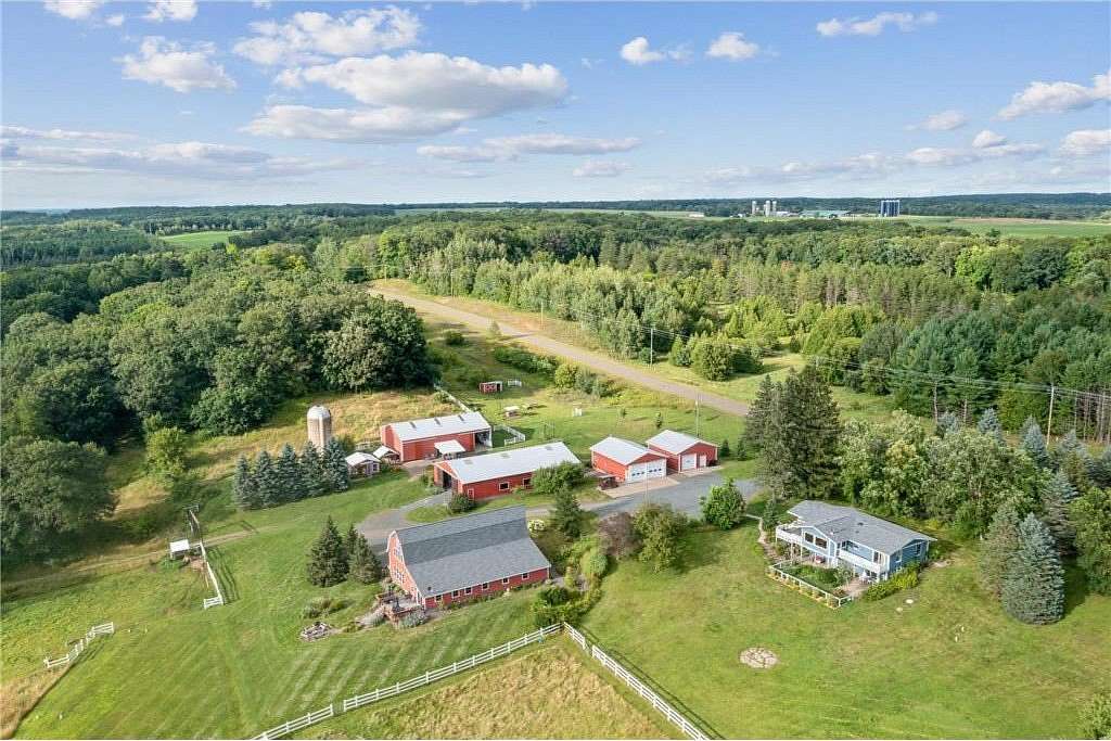 39.6 Acres of Land with Home for Sale in Frederic, Wisconsin