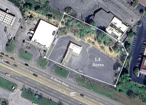 1.4 Acres of Commercial Land for Sale in Kingsport, Tennessee
