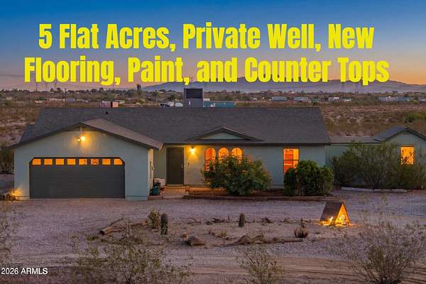 4.7 Acres of Land with Home for Sale in Tonopah, Arizona