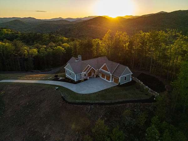 121 Acres of Recreational Land with Home for Sale in Pisgah Forest, North Carolina