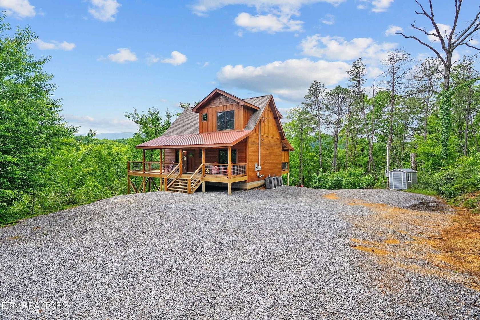 3.23 Acres of Land with Home for Sale in Pigeon Forge, Tennessee