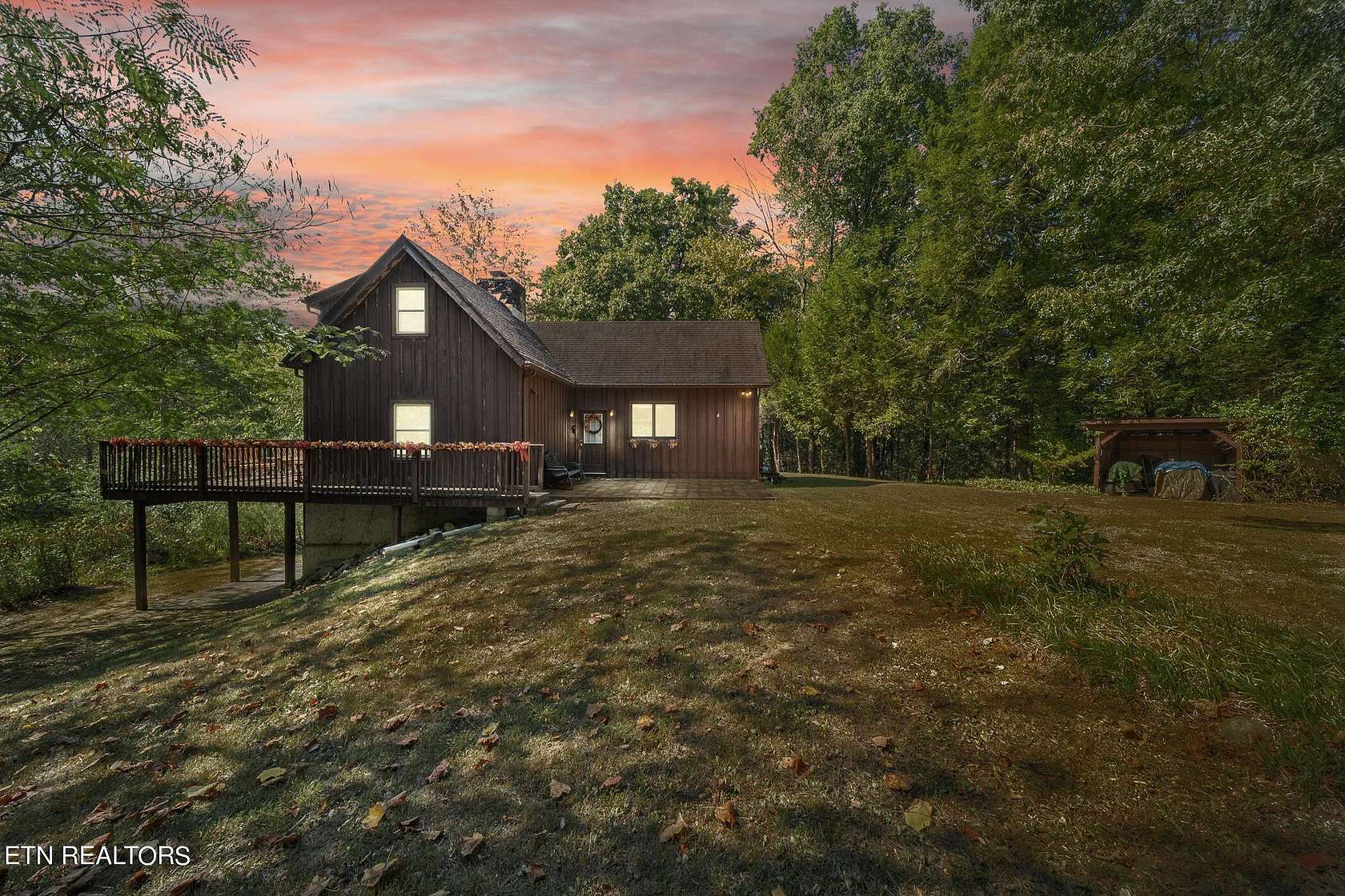 9.42 Acres of Land with Home for Sale in Sevierville, Tennessee