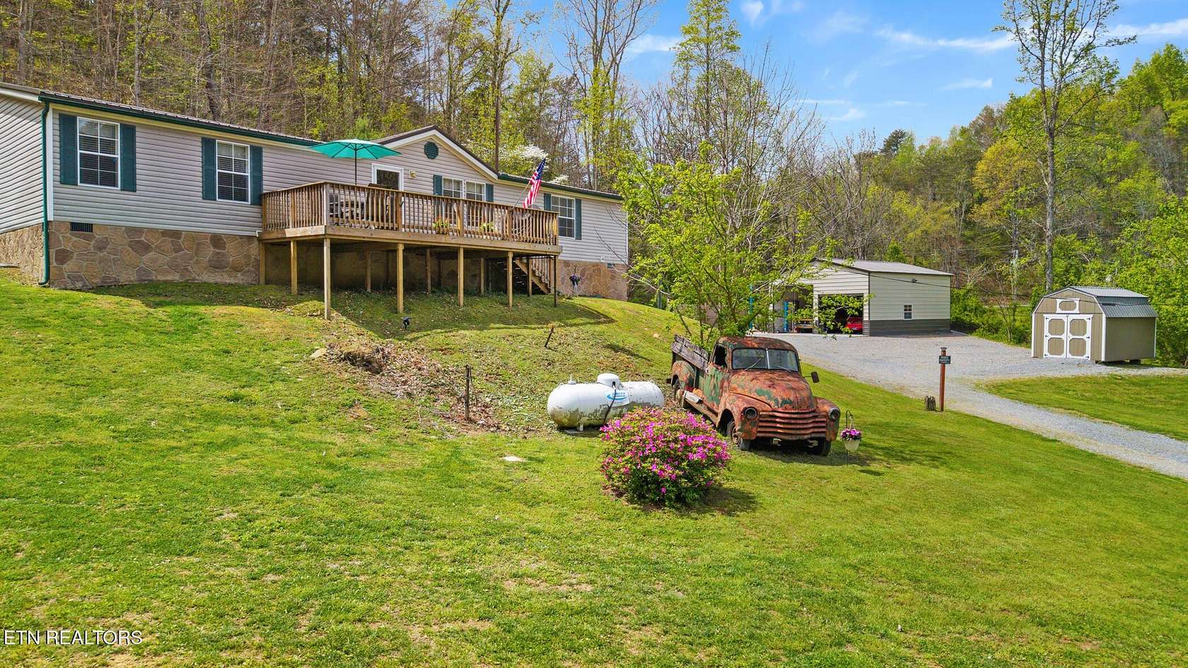 1.59 Acres of Land with Home for Sale in Seymour, Tennessee