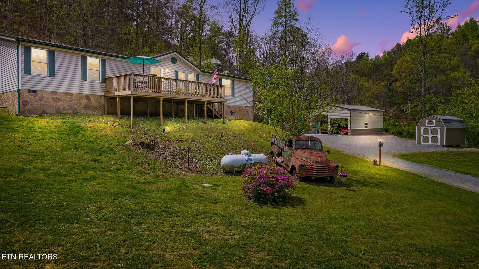 1.59 Acres of Land with Home for Sale in Seymour, Tennessee