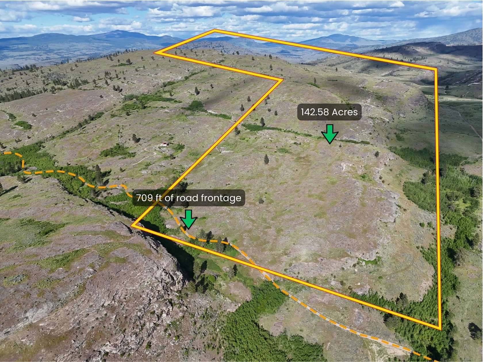 143 Acres of Recreational & Residential Land for Sale in Tonasket, Washington