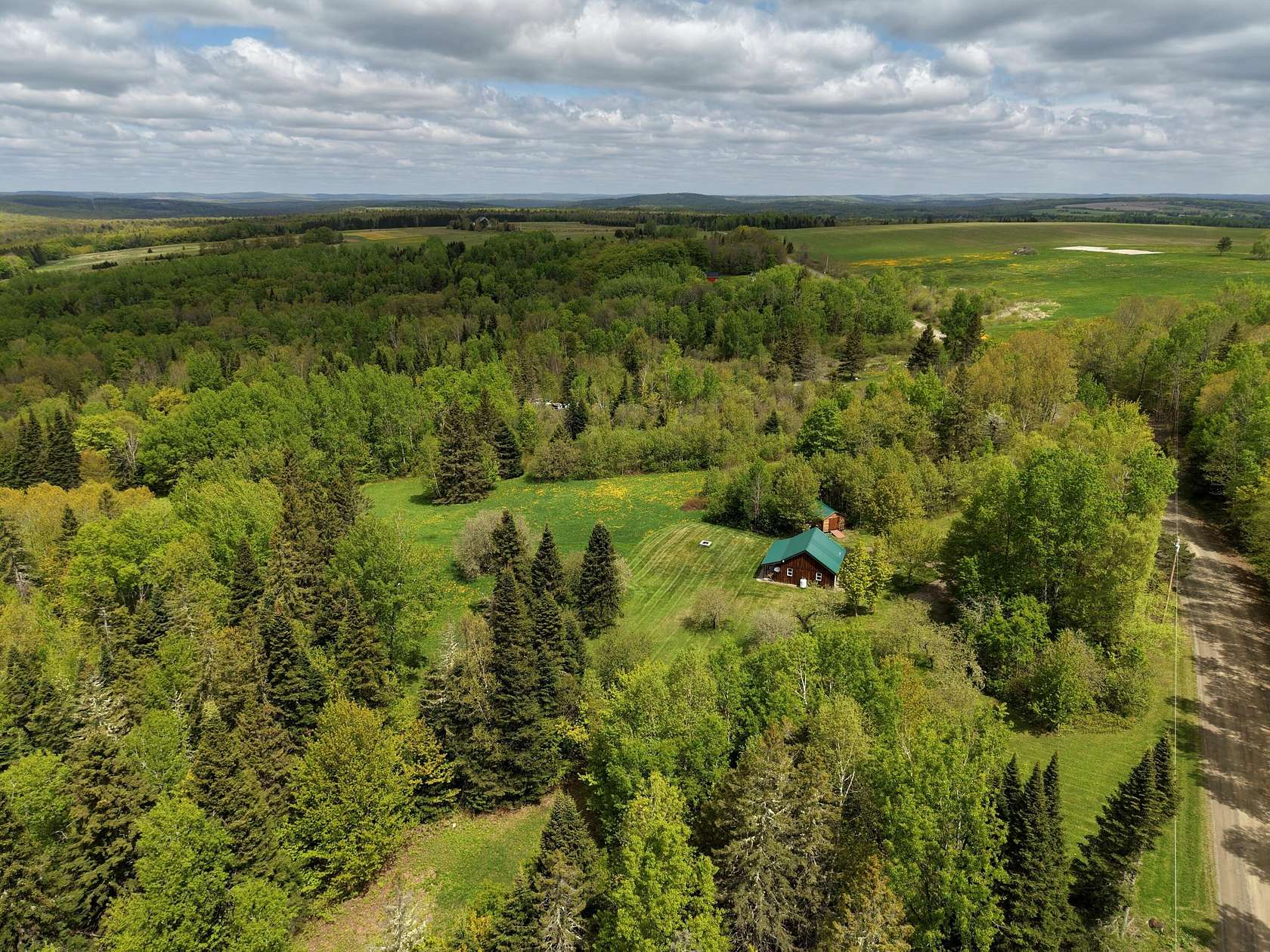 45.5 Acres of Recreational Land with Home for Sale in Perham, Maine