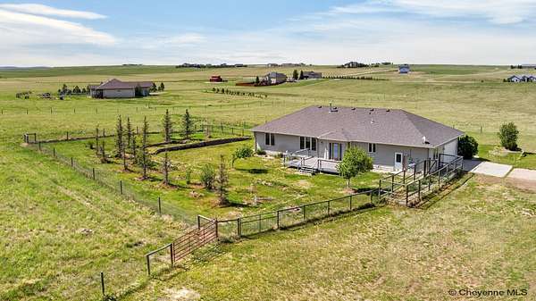 9.9 Acres of Land with Home for Sale in Cheyenne, Wyoming