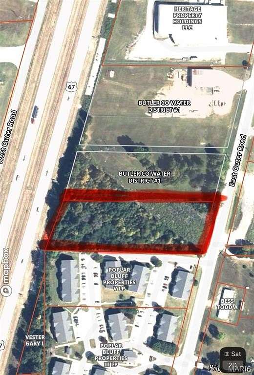 2 Acres of Mixed-Use Land for Sale in Poplar Bluff, Missouri