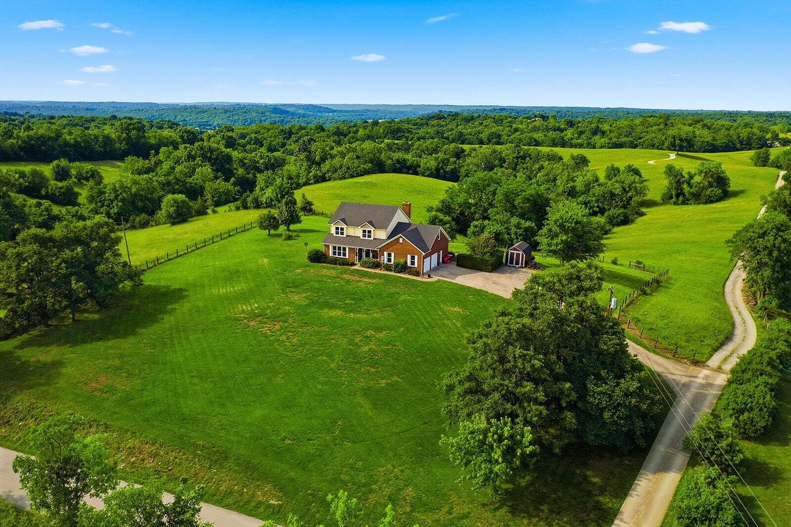 42.5 Acres of Agricultural Land with Home for Sale in Frankfort, Kentucky
