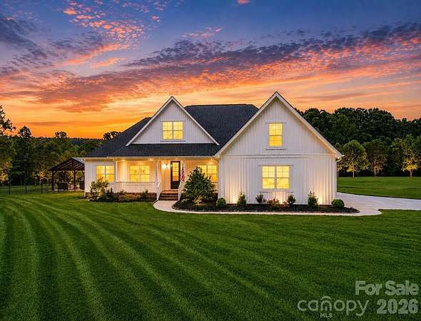 20.5 Acres of Land with Home for Sale in Cleveland, North Carolina