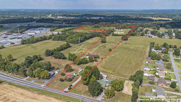 28 Acres of Mixed-Use Land for Sale in Paducah, Kentucky