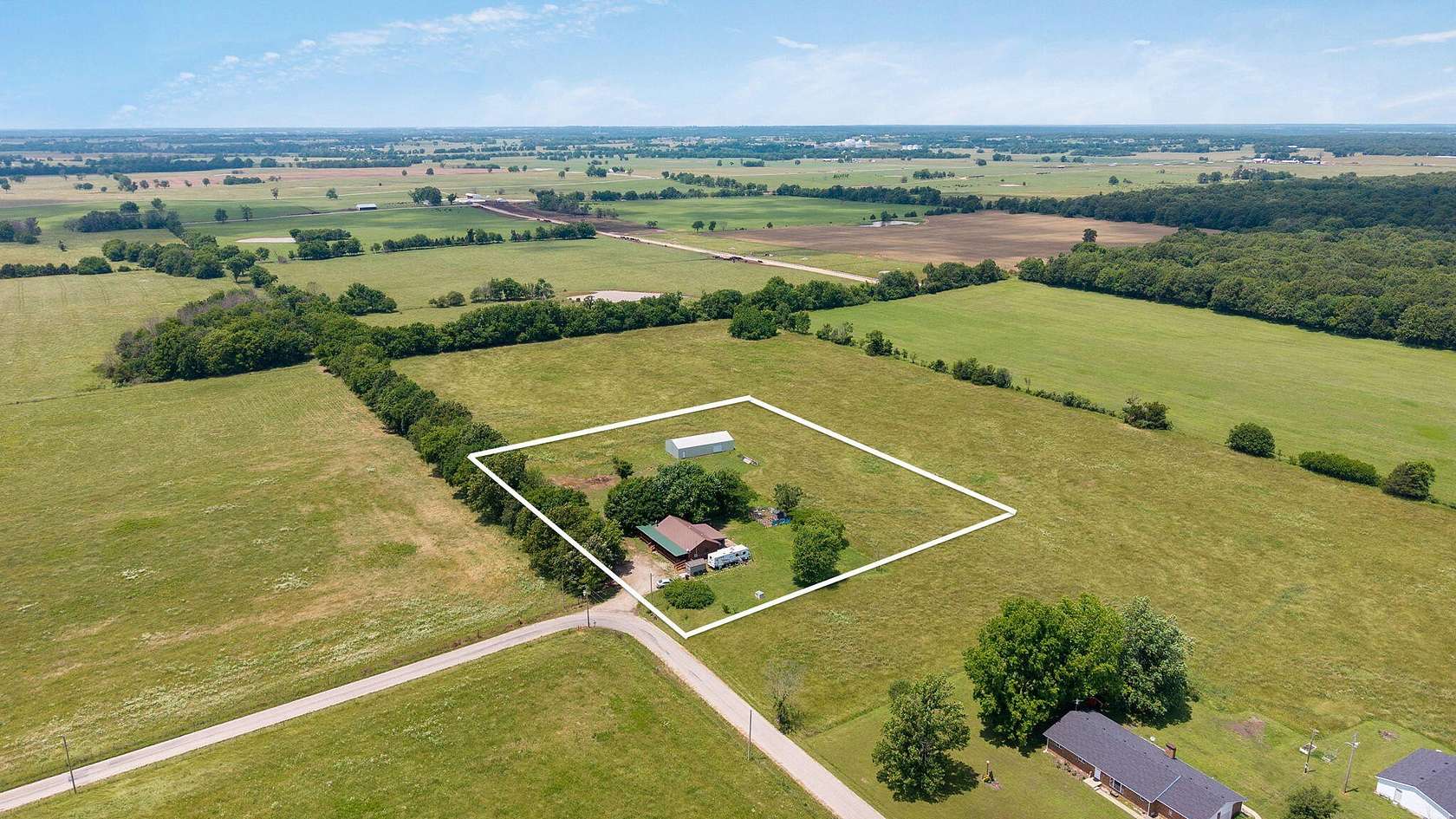 3 Acres of Land with Home for Sale in Mount Vernon, Missouri
