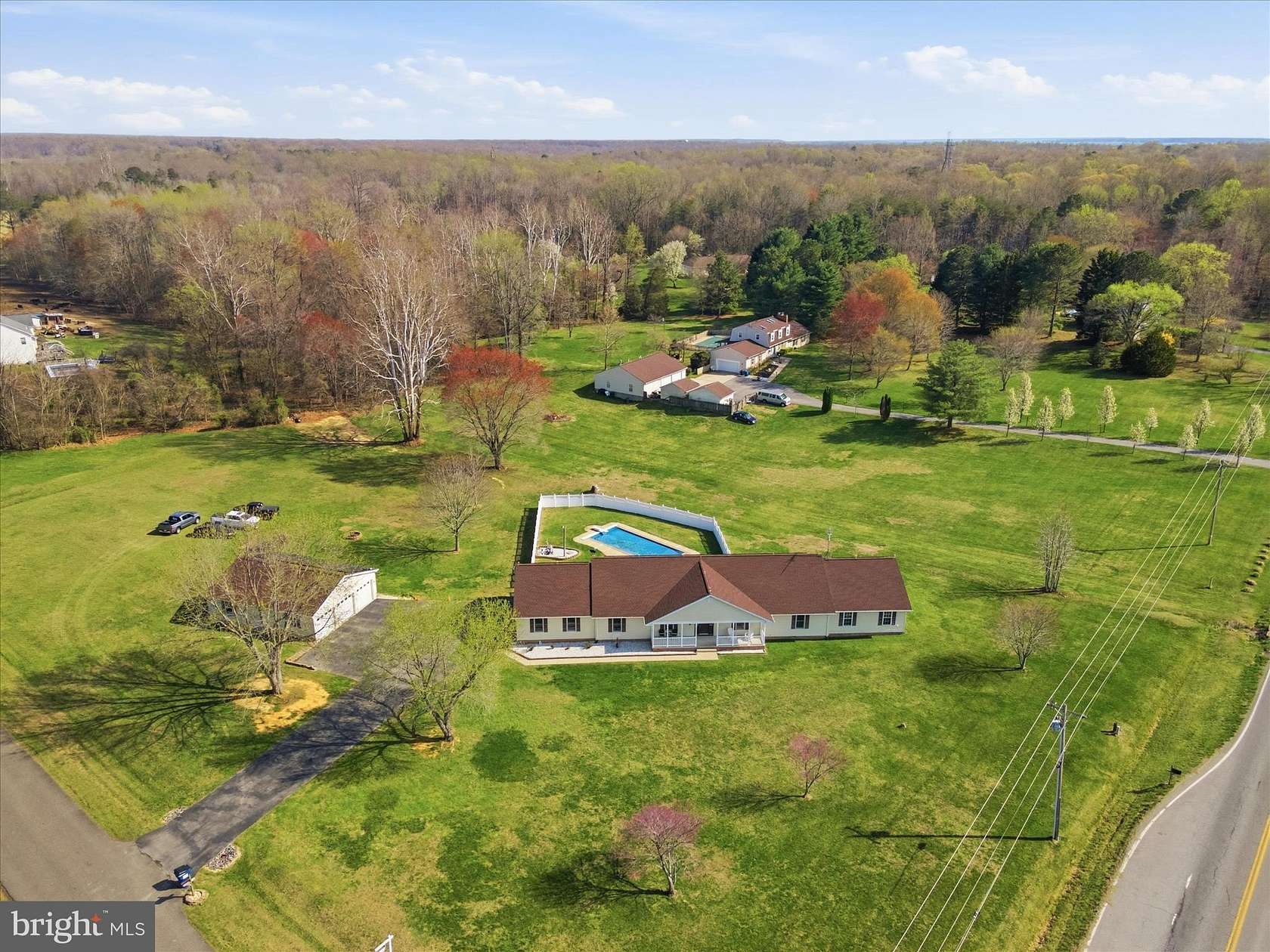 3.2 Acres of Land with Home for Sale in Charlotte Hall, Maryland