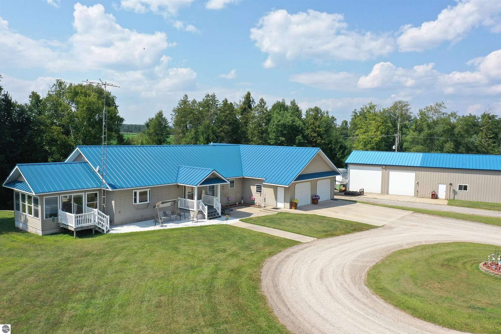 11.3 Acres of Land with Home for Sale in West Branch, Michigan