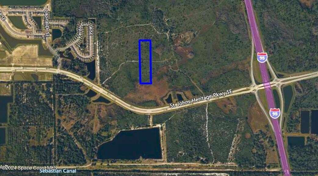 9.82 Acres of Commercial Land for Sale in Palm Bay, Florida